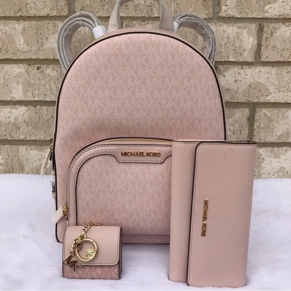 MICHAEL KORS BACKPACK & AIRPOD CASE MICHAEL KORS JET SET CROSSBODY BAG W CASE FOR APPLE AIRPODS  main image 3